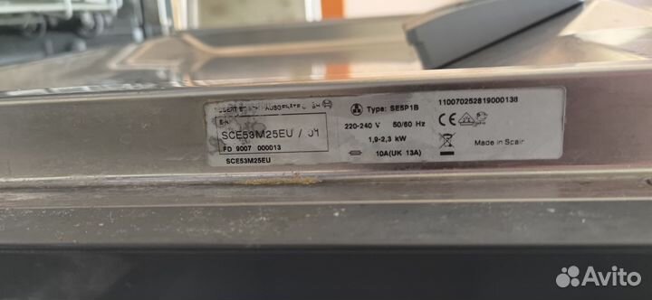 Посудомоечная машина bosch SCE53M25EU (Испания)