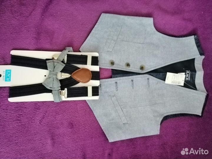 Жилетка с подтяжками