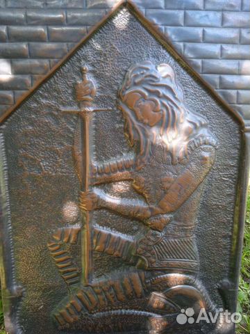 Чеканка большая медная ручная работа