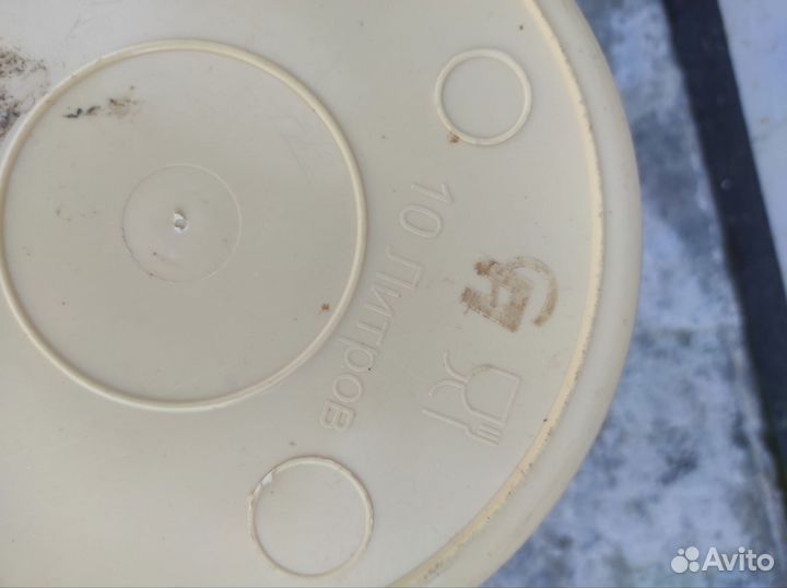 Ведро пластиковое