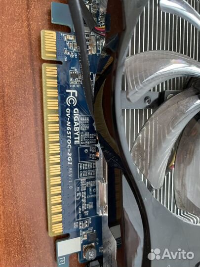 Видеокарта gigabyte gtx 650ti gv-n65toc-2gi 2 Gb
