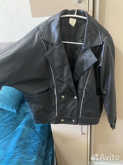 Куртка кожаная женская 42 44 46