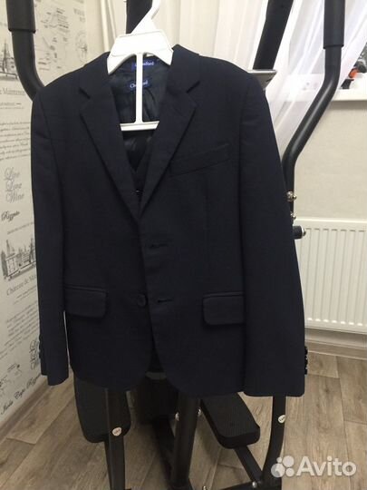 Школьный костюм для мальчика 128 синий