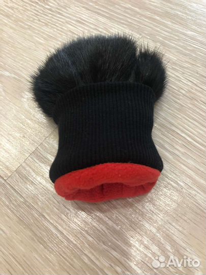 Варежки из меха норки