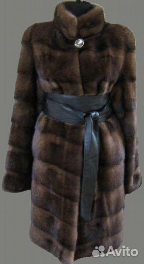 Шуба норковая поперечка