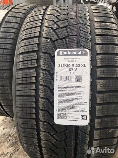 Continental ContiWinterContact TS 860S 315/30 R22 и 275/35 R22