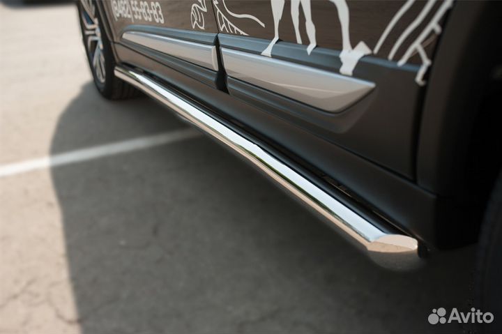 Пороги для Mitsubishi Outlander от 2015 г. в