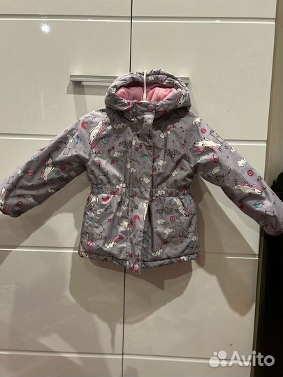 Куртка для девочки зима 92