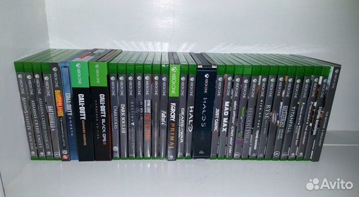 Большое количество игр на Xbox ONE Series