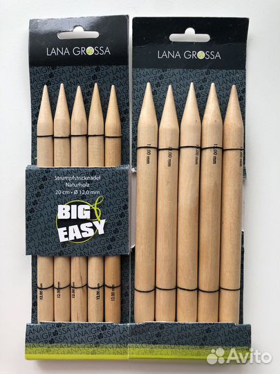 Спицы addi knit pro lana grossa дерево металл