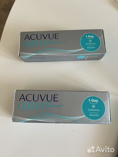 Линзы контактные acuvue oasys однодневные