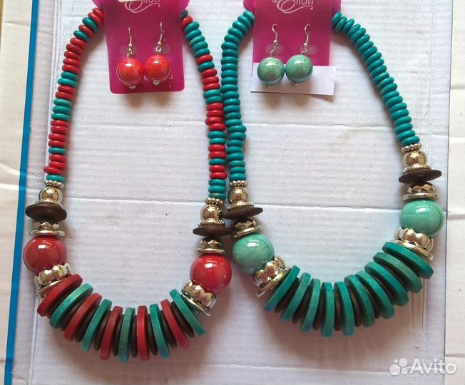 Колье + серьги