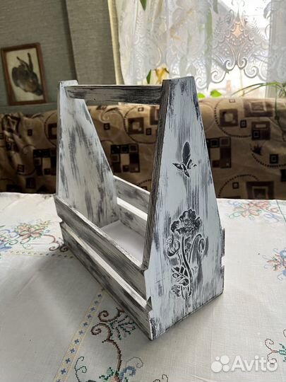 Ящик для цветов деревянный