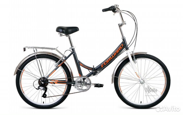 Велосипед forward valencia 24 2.0 6 ск. складной