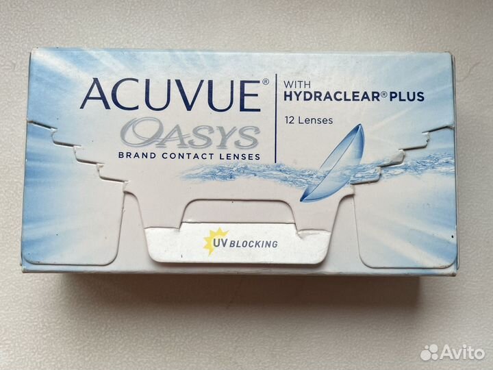 Линзы контактные acuvue oasys двухнедельные -4,75