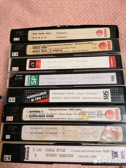 Видеокассеты vhs с фильмами