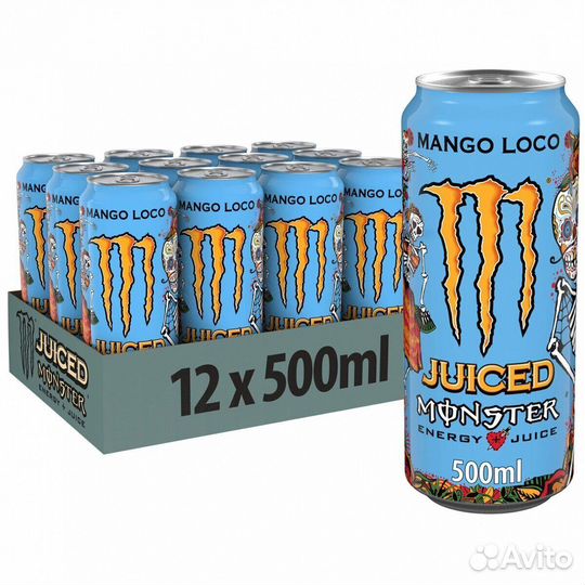 Энергетический напиток Black Monster Mango (опт)