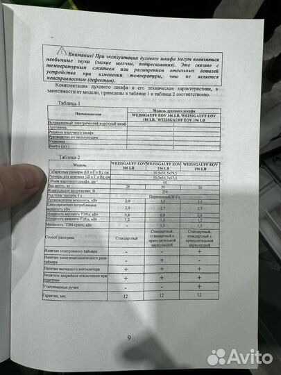 Духовой шкаф weissgauff