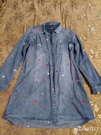 Джинсовая рубашка