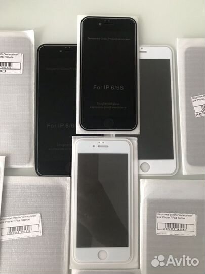 Защитные стекла 5D для iPhone “Антишпион»