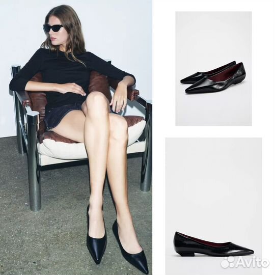 Туфли Zara Новая коллекция 2024