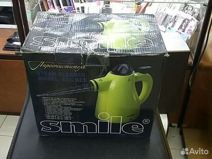 Пароочиститель smile 923