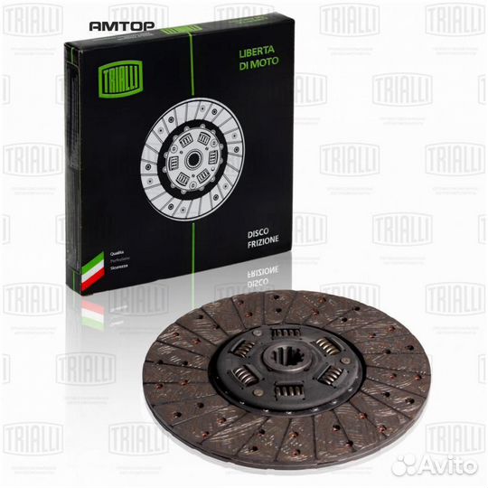 Trialli FD 308 Диск сцепления газ-53, паз 