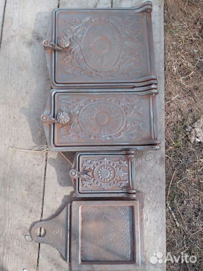 Дверца для печки бу шибер. Комплект