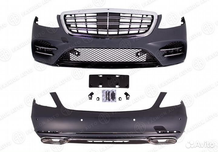 Mercedes s 222 ресталинг обвес amg мерседес 222