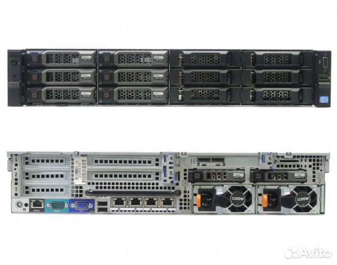 Сервер 2U dell PowerEdge R720XD 12x3,5