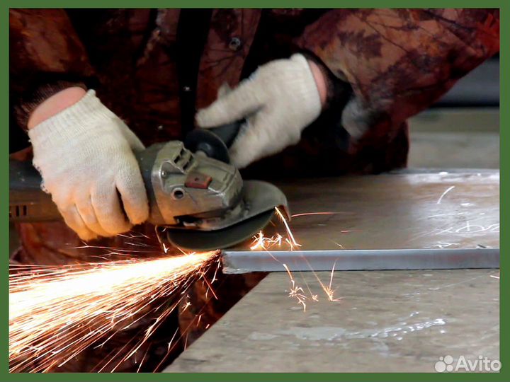 Услуги металлообработки (резка, гибка, сварка)