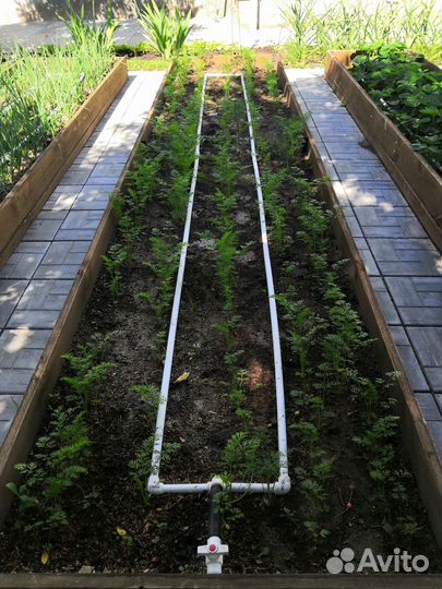 Деревянные грядки и кустодержатели