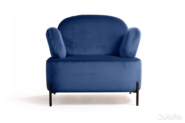 Кресло Dandy, бархат синий 29