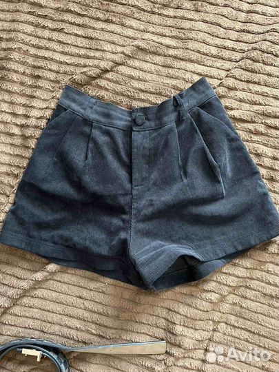 Шорты вельвет женские