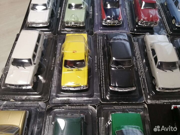 Автолегенды СССР 1/43 автомобили Газ Волга Победа