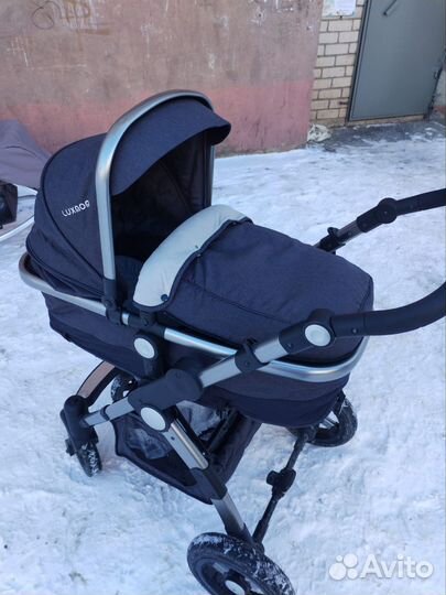 Коляска luxmom 3 в 1 бу