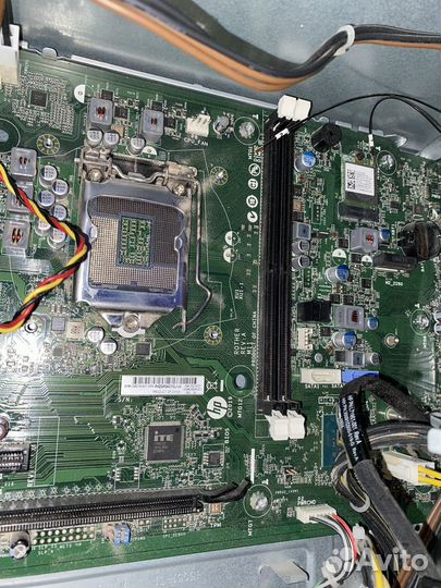 Корпус hp pavilion с материнкой и блоком питания