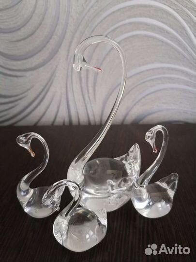 Хрустальные лебеди времен СССР