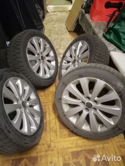 Колеса зимние на шевроле круз, опель. R17