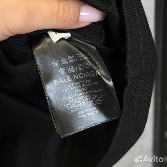 Balenciaga adidas футболка оверсайз (хит 2024)