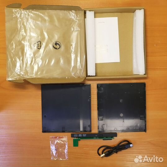 Внешний USB бокс для оптического DVD-привода 9,5мм