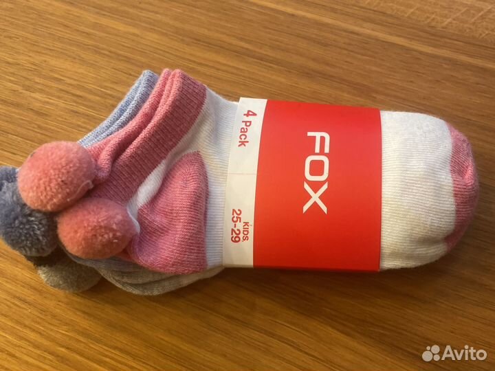 Носки, упаковка 4 пары, р 25-29