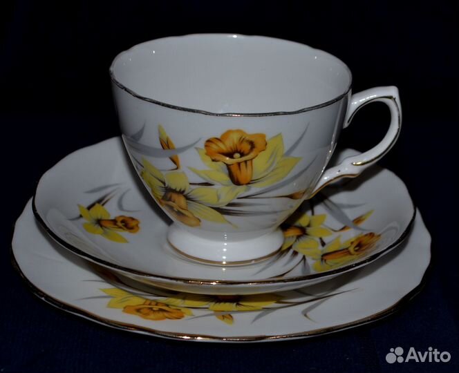 Чайная тройка,трио, Crown Royal, Англия