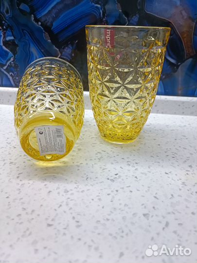 Стакан для воды impress 364 мл, Стекло 2 шт