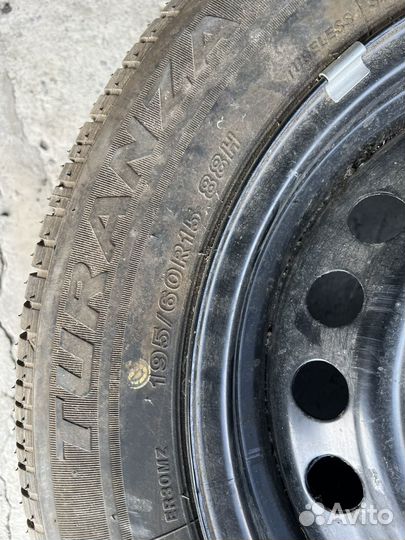 R15 Bridgestone Turanza 6 195/60, PCD 4x108 DIA 15