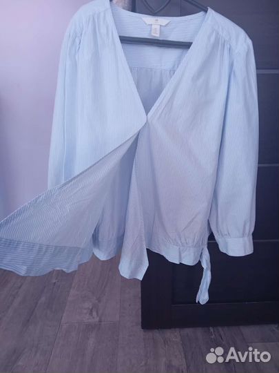 Летняя рубашка с запахом