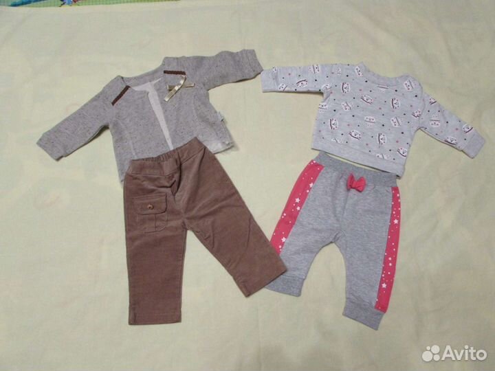 Пакет вещей для девочки от 0 до 4 месяцев