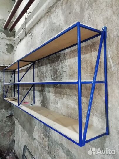 Полки стеллажи металлические