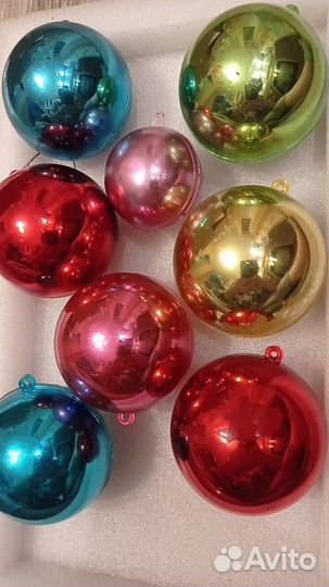 Елочные игрушки СССР шары ажурные