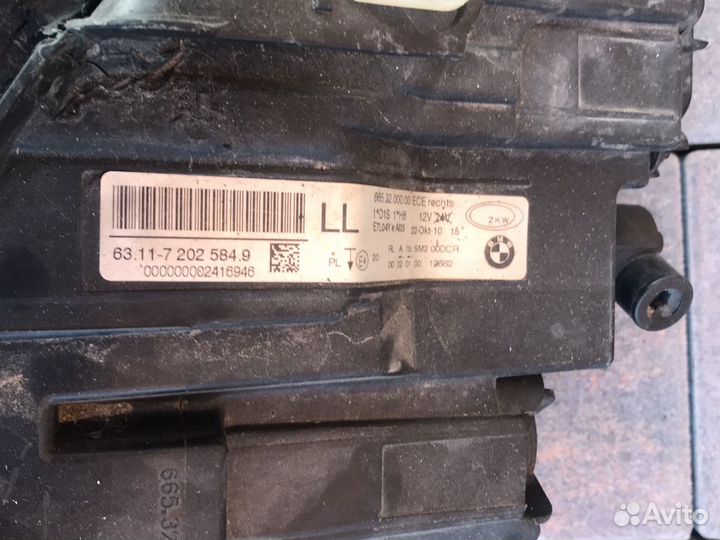 Фара правая биксенон E90. (рестайлинг)